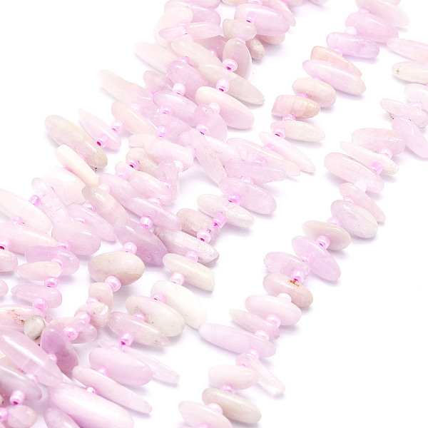 PandaHall Natural Kunzite Beads Strands, Nuggets, 9.5~30x4.5~7.5x1.5~5mm, Hole: 0.8mm, about 80pcs/strand, 15.75 inch(40cm) Kunzite Nuggets
PandaHall Natural Kunzite Beads Strands, Nuggets, 9.5~30x4.5~7.5x1.5~5mm, Hole: 0.8mm, about 80pcs/strand, 15.75 inch(40cm) Kunzite Nuggets