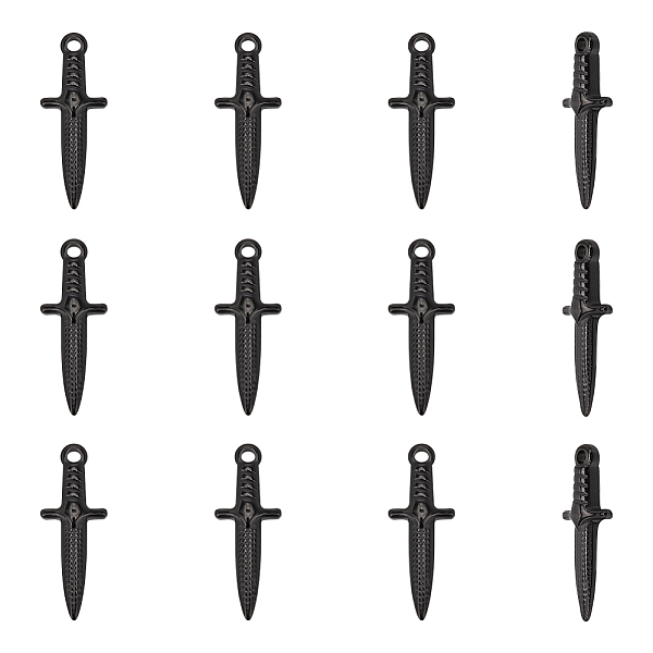 PandaHall Unicraftale 304 Stainless Steel Pendants, Dagger, Electrophoresis Black, 24x9x3.5mm, Hole: 1.6mm, 12pcs/box 304 Stainless Steel...
PandaHall Unicraftale 304 Stainless Steel Pendants, Dagger, Electrophoresis Black, 24x9x3.5mm, Hole: 1.6mm, 12pcs/box 304 Stainless Steel...