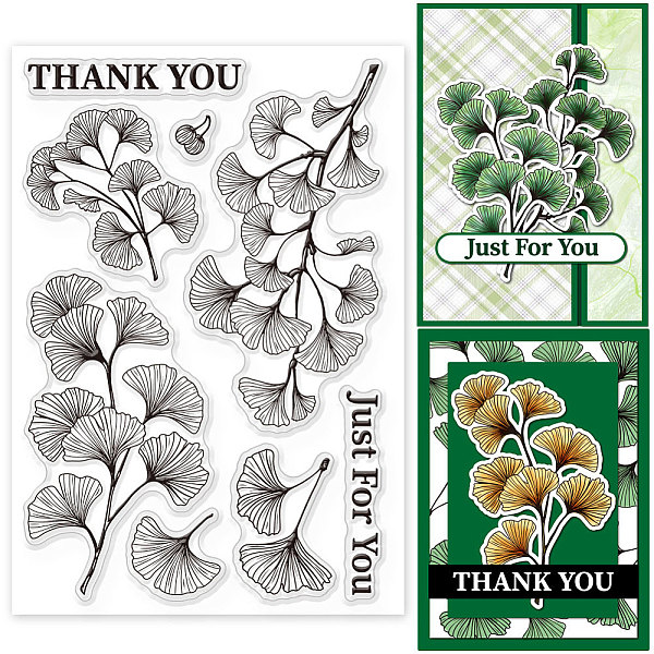 PandaHall Custom PVC Plastic Clear Stamps, for DIY Scrapbooking, Photo Album Decorative, Cards Making, Ginkgo Leaf, 160x110x3mm Plastic Leaf...
PandaHall Custom PVC Plastic Clear Stamps, for DIY Scrapbooking, Photo Album Decorative, Cards Making, Ginkgo Leaf, 160x110x3mm Plastic Leaf...