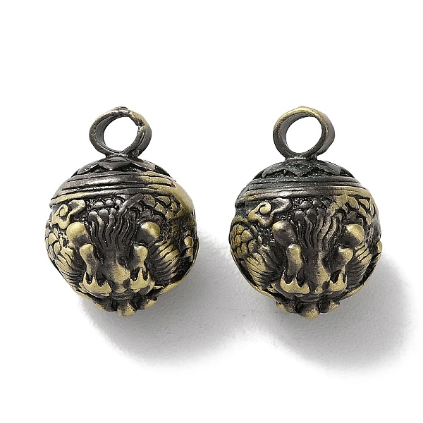 PandaHall Tibetan Style Brass Pendants, Cadmium Free & Lead Free, Round, Antique Bronze, 18x13~14mm, Hole: 3x3.5mm Brass Round
PandaHall Tibetan Style Brass Pendants, Cadmium Free & Lead Free, Round, Antique Bronze, 18x13~14mm, Hole: 3x3.5mm Brass Round