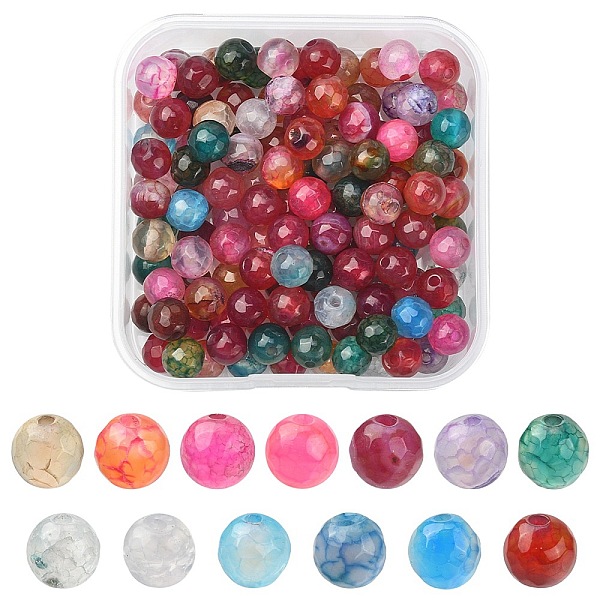 PandaHall 130Pcs Dyed Natural Multi-Color Agate Beads Strands, Faceted Round, More Size Available, Sienna, 6mm, Hole: 1mm Multi-Color Agate..., Brown
PandaHall 130Pcs Dyed Natural Multi-Color Agate Beads Strands, Faceted Round, More Size Available, Sienna, 6mm, Hole: 1mm Multi-Color Agate..., Brown