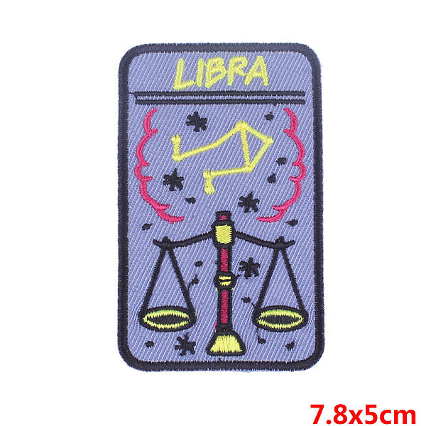 PandaHall Rectangle with Constellation Computerized Embroidery Cloth Iron on/Sew on Patches, Costume Accessories, Libra, 78x50mm Cloth Libra
PandaHall Rectangle with Constellation Computerized Embroidery Cloth Iron on/Sew on Patches, Costume Accessories, Libra, 78x50mm Cloth Libra