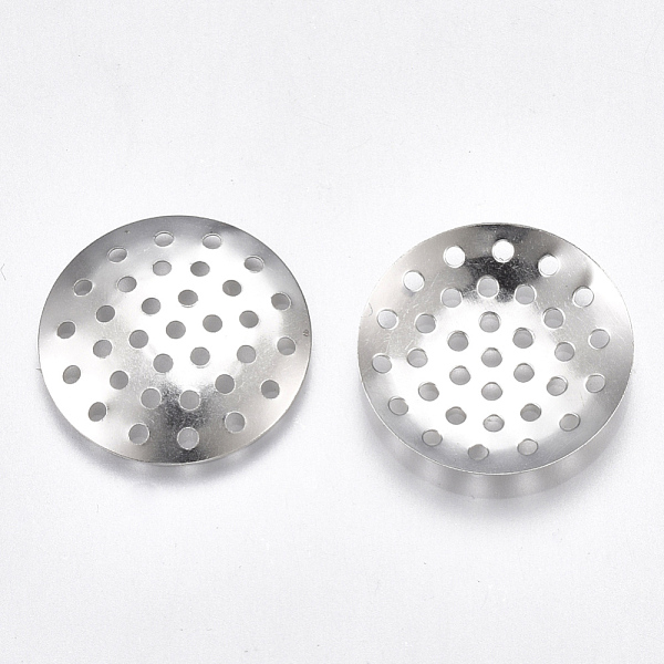 PandaHall Iron Finger Ring/Brooch Sieve Findings, Perforated Disc Settings, Nickel Free, Platinum, 20x2mm, Hole: 1.2mm Iron Disc
PandaHall Iron Finger Ring/Brooch Sieve Findings, Perforated Disc Settings, Nickel Free, Platinum, 20x2mm, Hole: 1.2mm Iron Disc