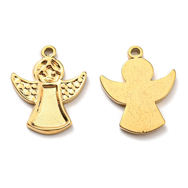 PandaHall Ion Plating(IP) 304 Stainless Steel Charms, Manual Polishing, Christmas Theme, Angel, Golden, 15x13x1.5mm, Hole: 1mm 304 Stainless...
PandaHall Ion Plating(IP) 304 Stainless Steel Charms, Manual Polishing, Christmas Theme, Angel, Golden, 15x13x1.5mm, Hole: 1mm 304 Stainless...