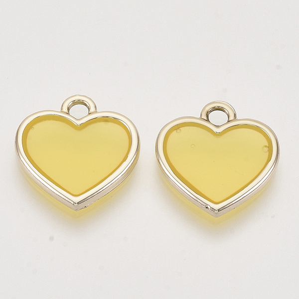 PandaHall Epoxy Resin Pendants, with Light Gold Alloy Open Back Settings, Heart, Gold, 16.5x16x2mm, Hole: 2mm Alloy+Epoxy Resin Heart Gold
PandaHall Epoxy Resin Pendants, with Light Gold Alloy Open Back Settings, Heart, Gold, 16.5x16x2mm, Hole: 2mm Alloy+Epoxy Resin Heart Gold