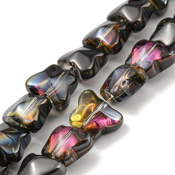 PandaHall Half Plated Electroplate Transparent Glass Beads Strands, Butterfly, Black, 8x10x6mm, Hole: 1mm, about 90pcs/strand, 10.08 inch...
PandaHall Half Plated Electroplate Transparent Glass Beads Strands, Butterfly, Black, 8x10x6mm, Hole: 1mm, about 90pcs/strand, 10.08 inch...