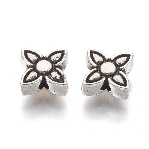PandaHall Tibetan Silver Beads, Lead Free & Nickel Free & Cadmium Free, Flower, Antique Silver, about 8.8mm in diameter, Hole: 1mm Alloy...
PandaHall Tibetan Silver Beads, Lead Free & Nickel Free & Cadmium Free, Flower, Antique Silver, about 8.8mm in diameter, Hole: 1mm Alloy...
