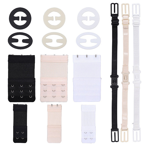 PandaHall BENECREAT 3Pcs Nylon Non-slip Bra Straps, with 6Pcs Plastic Slider Buckles and 6Pcs Cloth Extended Double Breasted, Mixed Color..., Multicolor
PandaHall BENECREAT 3Pcs Nylon Non-slip Bra Straps, with 6Pcs Plastic Slider Buckles and 6Pcs Cloth Extended Double Breasted, Mixed Color..., Multicolor