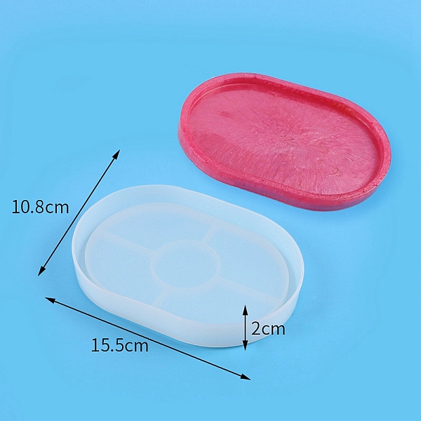 PandaHall Oval DIY Food Grade Silicone Coaster Molds, For DIY Cup Mat Decoration, UV Resin & Epoxy Resin Jewelry Making, Oval, White...
PandaHall Oval DIY Food Grade Silicone Coaster Molds, For DIY Cup Mat Decoration, UV Resin & Epoxy Resin Jewelry Making, Oval, White...