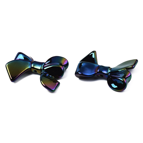 PandaHall Plated Opaque Acrylic Beads, Rainbow Color, Bowknot, Black, 24x33x7mm, Hole: 1.6mm Acrylic Bowknot Black
PandaHall Plated Opaque Acrylic Beads, Rainbow Color, Bowknot, Black, 24x33x7mm, Hole: 1.6mm Acrylic Bowknot Black