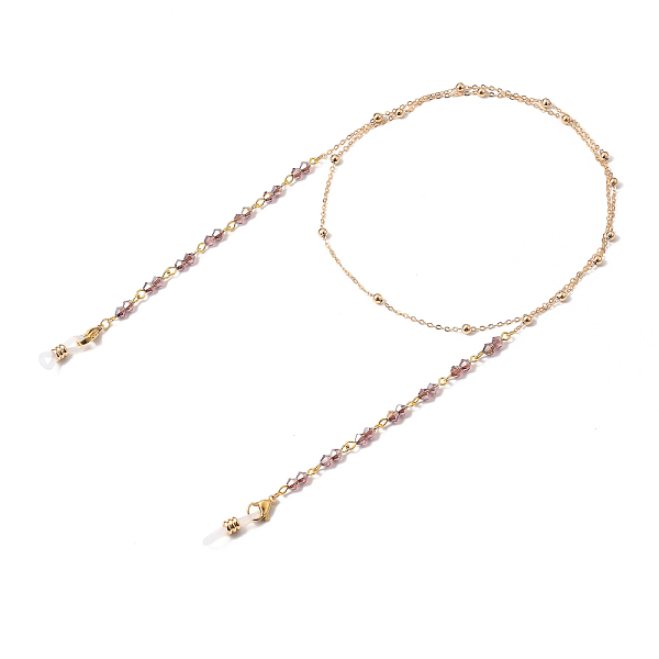 PandaHall Eyeglasses Chains, Neck Strap for Eyeglasses, with Brass Cable Chains, Bicone Glass Beads, 304 Stainless Steel Lobster Claw Clasps..., Purple
PandaHall Eyeglasses Chains, Neck Strap for Eyeglasses, with Brass Cable Chains, Bicone Glass Beads, 304 Stainless Steel Lobster Claw Clasps..., Purple