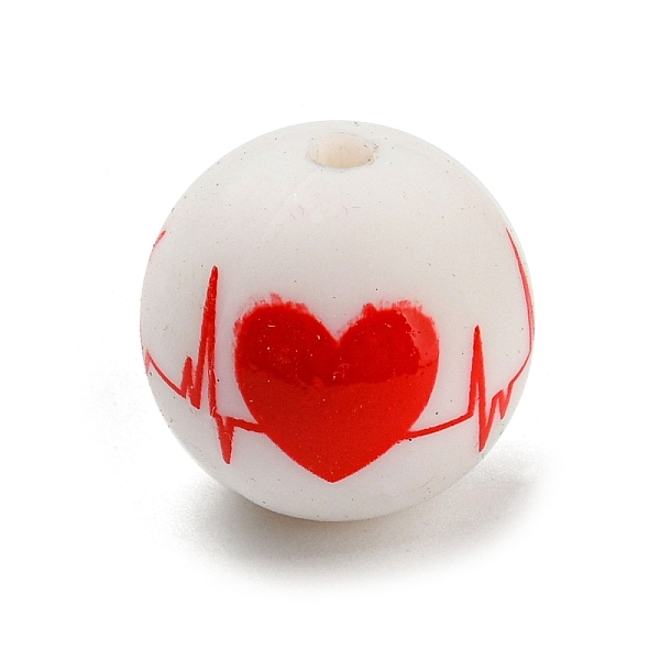 PandaHall Silicone Beads, Round, Heart, 15mm, Hole: 2mm Silicone Heart Red
PandaHall Silicone Beads, Round, Heart, 15mm, Hole: 2mm Silicone Heart Red