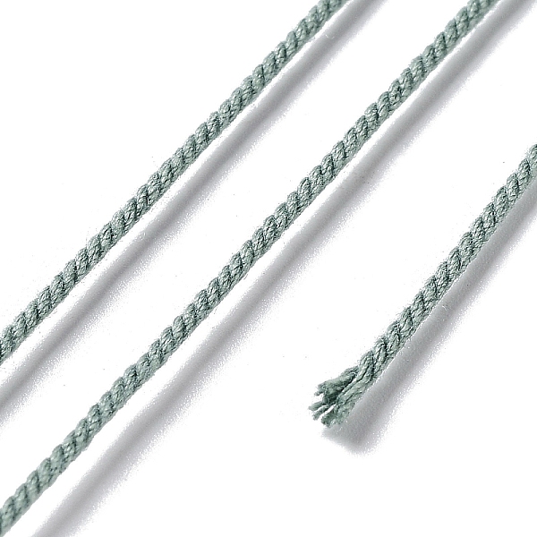 PandaHall Polyester Twisted Cord, Round, for DIY Jewelry Making, Cadet Blue, 1mm, about 49.21 Yards(45m)/Roll Polyester
PandaHall Polyester Twisted Cord, Round, for DIY Jewelry Making, Cadet Blue, 1mm, about 49.21 Yards(45m)/Roll Polyester