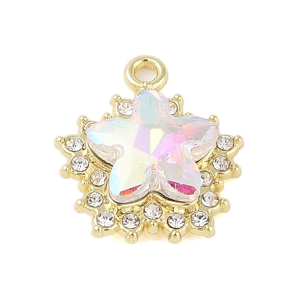 PandaHall Rack Plating Alloy with Rhinestone Pendants, Star, Golden, Clear AB, 20x17x6mm, Hole: 2mm Alloy+Rhinestone Star White
PandaHall Rack Plating Alloy with Rhinestone Pendants, Star, Golden, Clear AB, 20x17x6mm, Hole: 2mm Alloy+Rhinestone Star White
