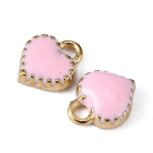 PandaHall Alloy Enamel Charms, Cadmium Free & Lead Free, Heart, Light Gold, Pink, 8x7.5x2.5mm, Hole: 1.5mm Alloy+Enamel Heart Pink
PandaHall Alloy Enamel Charms, Cadmium Free & Lead Free, Heart, Light Gold, Pink, 8x7.5x2.5mm, Hole: 1.5mm Alloy+Enamel Heart Pink