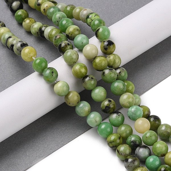 PandaHall Natural Serpentine Bead Strands, Round, 8mm, Hole: 1.2mm, about 50pcs/strand, 15.94''(40.5cm) Serpentine Round
PandaHall Natural Serpentine Bead Strands, Round, 8mm, Hole: 1.2mm, about 50pcs/strand, 15.94''(40.5cm) Serpentine Round