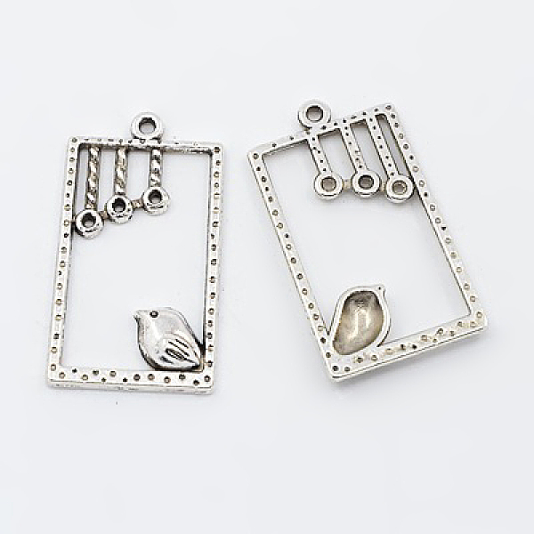 PandaHall Tibetan Style Alloy Pendants, Rectangle with Bird, Lead Free and Cadmium Free, Antique Silver, 34x19x2.5mm, hole: 2mm, Lead Free...
PandaHall Tibetan Style Alloy Pendants, Rectangle with Bird, Lead Free and Cadmium Free, Antique Silver, 34x19x2.5mm, hole: 2mm, Lead Free...
