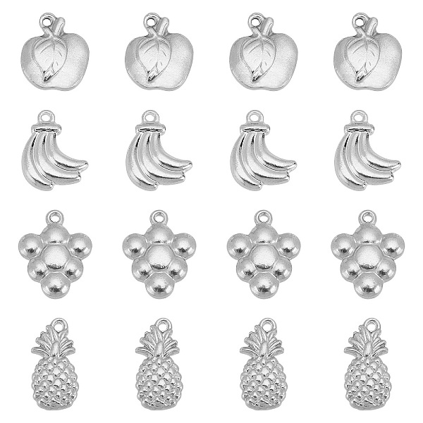 PandaHall Unicraftale 16Pcs 4 Style 201 Stainless Steel Pendants, Stainless Steel Color, 14~16.5x8.5~13x3~3.5mm, Hole: 1.4~1.5mm, 4pcs/style...
PandaHall Unicraftale 16Pcs 4 Style 201 Stainless Steel Pendants, Stainless Steel Color, 14~16.5x8.5~13x3~3.5mm, Hole: 1.4~1.5mm, 4pcs/style...