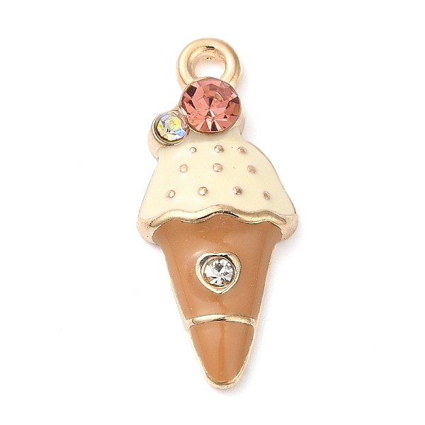 PandaHall Light Gold Plated Alloy Enamel Pendants, with Rhinestone, Long-Lasting Plated, Ice Cream Charm, Cornsilk, 22.5x9.5x3.5mm, Hole...
PandaHall Light Gold Plated Alloy Enamel Pendants, with Rhinestone, Long-Lasting Plated, Ice Cream Charm, Cornsilk, 22.5x9.5x3.5mm, Hole...