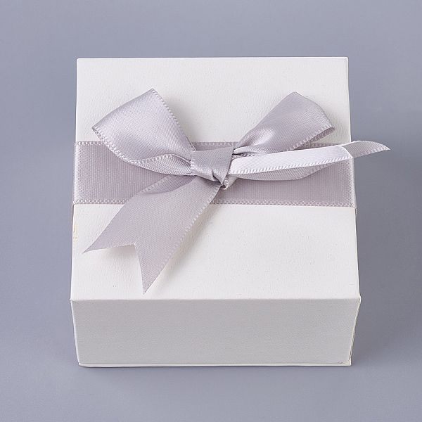 PandaHall Cardboard Jewelry Boxes, Square, with Sponge, Velours and Ribbon Bowknot, White, 7.6x7.6x4.3cm Paper Square White
PandaHall Cardboard Jewelry Boxes, Square, with Sponge, Velours and Ribbon Bowknot, White, 7.6x7.6x4.3cm Paper Square White