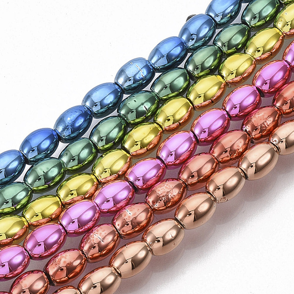 PandaHall Electroplated Non-magnetic Synthetic Hematite Beads Strands, Oval, Mixed Color, 6x4mm, Hole: 1mm, about 71~72pcs/Strand, 15.75...
PandaHall Electroplated Non-magnetic Synthetic Hematite Beads Strands, Oval, Mixed Color, 6x4mm, Hole: 1mm, about 71~72pcs/Strand, 15.75...