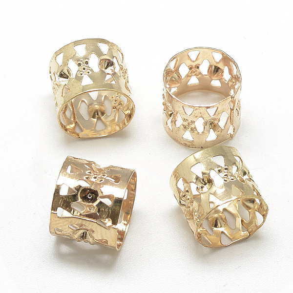 PandaHall Iron Dreadlocks Beads Hair Decoration, Hair Coil Cuffs, Column, Golden, 8x9mm, Hole: 8.5mm, Fit for 1.5mm Rhinestone Iron
PandaHall Iron Dreadlocks Beads Hair Decoration, Hair Coil Cuffs, Column, Golden, 8x9mm, Hole: 8.5mm, Fit for 1.5mm Rhinestone Iron