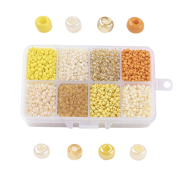 PandaHall 1 Box 8/0 Glass Seed Beads Round Loose Spacer Beads, Mixed Color, 3mm, Hole: 1mm, about 4200pcs/box Glass Multicolor
PandaHall 1 Box 8/0 Glass Seed Beads Round Loose Spacer Beads, Mixed Color, 3mm, Hole: 1mm, about 4200pcs/box Glass Multicolor