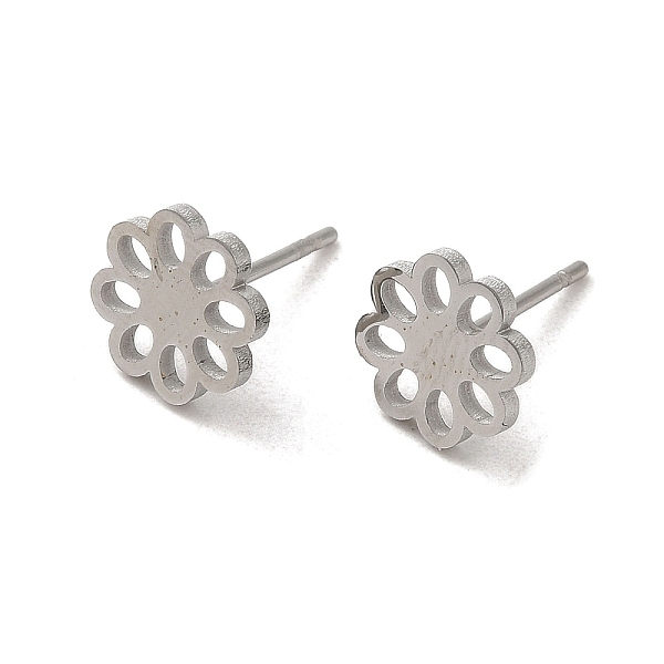 PandaHall 304 Stainless Steel Stud Earrings, Flower, Stainless Steel Color, 9mm 304 Stainless Steel Flower
PandaHall 304 Stainless Steel Stud Earrings, Flower, Stainless Steel Color, 9mm 304 Stainless Steel Flower