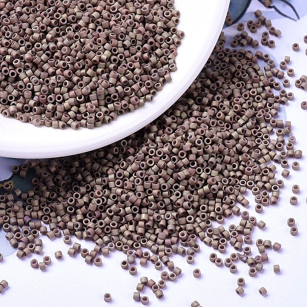 PandaHall MIYUKI Delica Beads, Cylinder, Japanese Seed Beads, 11/0, (DB1061) Matte Metallic Dusky Clay AB, 1.3x1.6mm, Hole: 0.8mm, about..., Brown
PandaHall MIYUKI Delica Beads, Cylinder, Japanese Seed Beads, 11/0, (DB1061) Matte Metallic Dusky Clay AB, 1.3x1.6mm, Hole: 0.8mm, about..., Brown