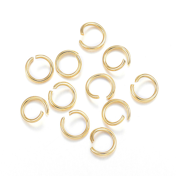 PandaHall 304 Stainless Steel Jump Rings, Open Jump Rings, Real 24K Gold Plated, 9x1.2mm 304 Stainless Steel
PandaHall 304 Stainless Steel Jump Rings, Open Jump Rings, Real 24K Gold Plated, 9x1.2mm 304 Stainless Steel