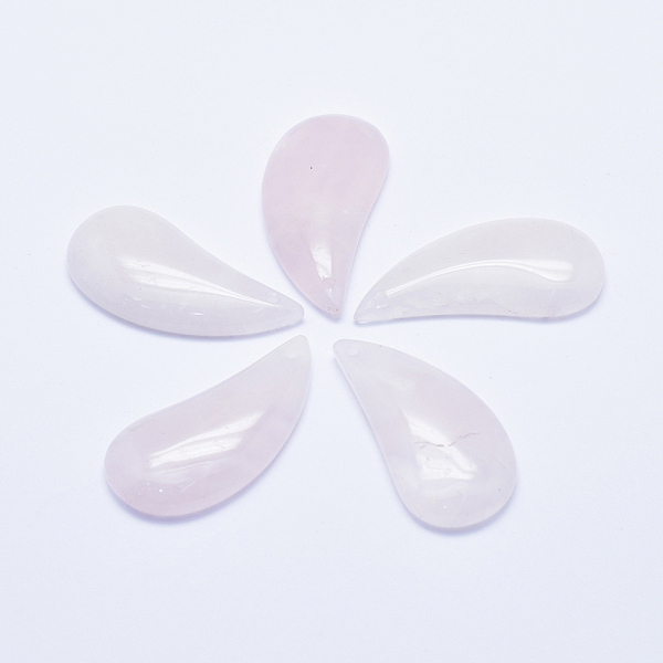 PandaHall Natural Rose Quartz Gemstone Pendants, teardrop, 43~45x20~23x6~7mm, Hole: 2mm Rose Quartz Teardrop
PandaHall Natural Rose Quartz Gemstone Pendants, teardrop, 43~45x20~23x6~7mm, Hole: 2mm Rose Quartz Teardrop