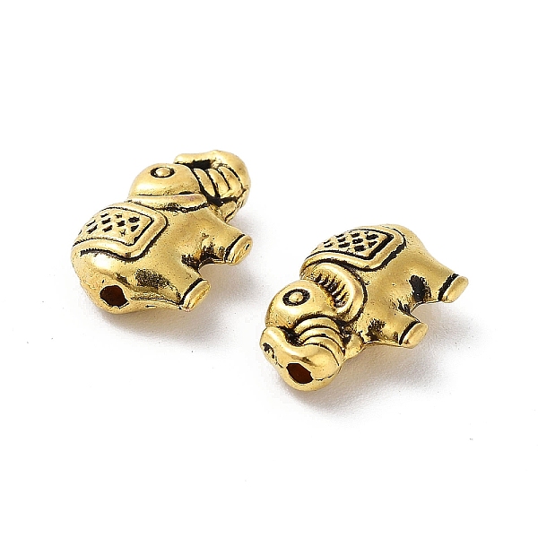 PandaHall Tibetan Style Alloy Beads, Cadmium Free & Lead Free, Elephant, Antique Golden, 8x13x4mm, Hole: 1mm, about 854pcs/1000g Alloy...
PandaHall Tibetan Style Alloy Beads, Cadmium Free & Lead Free, Elephant, Antique Golden, 8x13x4mm, Hole: 1mm, about 854pcs/1000g Alloy...