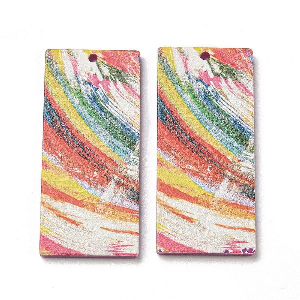 PandaHall Opaque Acrylic Pendants, Rectangle, Colorful, 40x17.5x2mm, Hole: 1.6mm Acrylic Rectangle
PandaHall Opaque Acrylic Pendants, Rectangle, Colorful, 40x17.5x2mm, Hole: 1.6mm Acrylic Rectangle