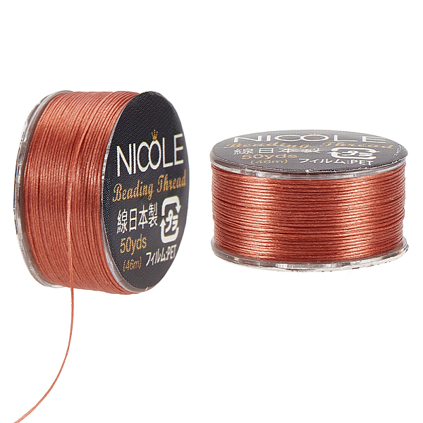 PandaHall Nylon Beading Thread, Seed Bead Thread, Nylon String for Jewelry Beading Bracelets Making, Light Coral, 0.1mm, about 50.31 Yards...
PandaHall Nylon Beading Thread, Seed Bead Thread, Nylon String for Jewelry Beading Bracelets Making, Light Coral, 0.1mm, about 50.31 Yards...