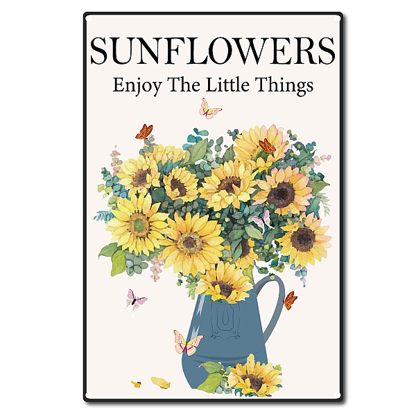 PandaHall Vintage Metal Tin Sign, Wall Decor for Bars, Restaurants, Cafes Pubs, Sunflower Pattern, 30x20cm Tinplate Flower
PandaHall Vintage Metal Tin Sign, Wall Decor for Bars, Restaurants, Cafes Pubs, Sunflower Pattern, 30x20cm Tinplate Flower