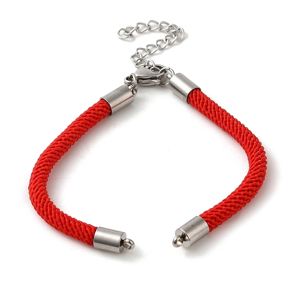 PandaHall Milan Cord & 304 Stainless Steel Bracelets Making, Red, 6-3/8 inch(16.3cm) 304 Stainless Steel Red
PandaHall Milan Cord & 304 Stainless Steel Bracelets Making, Red, 6-3/8 inch(16.3cm) 304 Stainless Steel Red