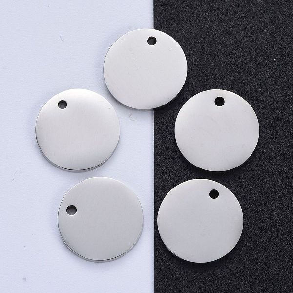 PandaHall 304 Stainless Steel Pendants, Manual Polishing Double Sided, Blank Stamping Tags, Flat Round, Stainless Steel Color, 15x1.8mm...
PandaHall 304 Stainless Steel Pendants, Manual Polishing Double Sided, Blank Stamping Tags, Flat Round, Stainless Steel Color, 15x1.8mm...