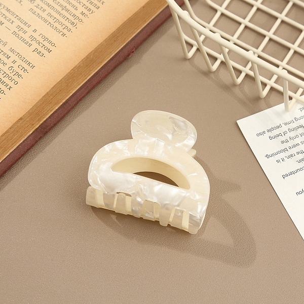 PandaHall Hollow Half Round PVC Claw Hair Clips, for Women Girls, Old Lace, 51x40x68mm Plastic Half Round
PandaHall Hollow Half Round PVC Claw Hair Clips, for Women Girls, Old Lace, 51x40x68mm Plastic Half Round