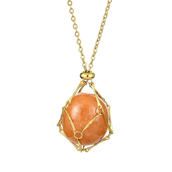 PandaHall Crystal Cage Holder Necklace, Adjustable Brass Macrame Pouch Empty Stone Holder for Pendant Necklaces Making, with 304 Stainless...
PandaHall Crystal Cage Holder Necklace, Adjustable Brass Macrame Pouch Empty Stone Holder for Pendant Necklaces Making, with 304 Stainless...
