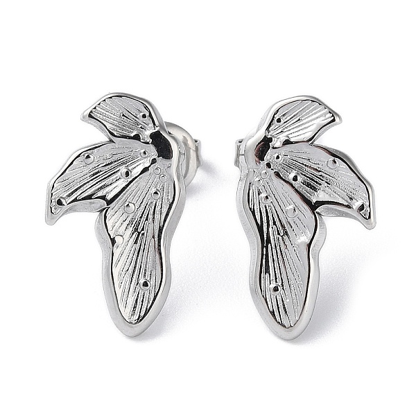 PandaHall 304 Stainless Steel Stud Earrings, Leaf, Stainless Steel Color, 18.5x11mm 304 Stainless Steel Leaf
PandaHall 304 Stainless Steel Stud Earrings, Leaf, Stainless Steel Color, 18.5x11mm 304 Stainless Steel Leaf