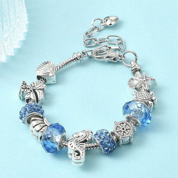 PandaHall DIY Eurpean Bracelet Making Kit, Including Alloy & Brass & Polymer Clay Rhinestone European Beads, Brass Bracelet Jewelry Making...
PandaHall DIY Eurpean Bracelet Making Kit, Including Alloy & Brass & Polymer Clay Rhinestone European Beads, Brass Bracelet Jewelry Making...