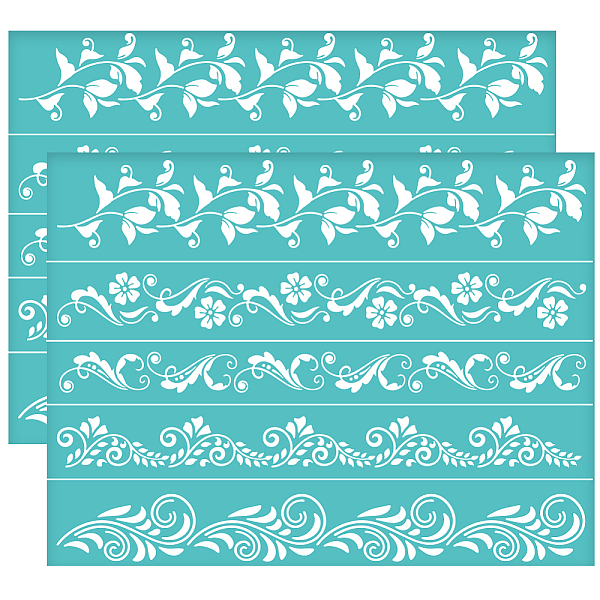 PandaHall Self-Adhesive Silk Screen Printing Stencil, for Painting on Wood, DIY Decoration T-Shirt Fabric, Turquoise, Floral, 280x220mm...
PandaHall Self-Adhesive Silk Screen Printing Stencil, for Painting on Wood, DIY Decoration T-Shirt Fabric, Turquoise, Floral, 280x220mm...