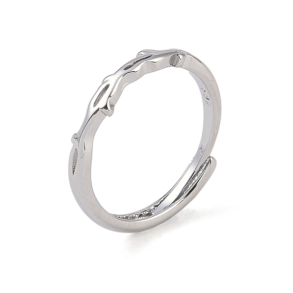 PandaHall Brass Finger Rings, Adjustable Rings for Women, Platinum, Inner Diameter: 17mm Brass
PandaHall Brass Finger Rings, Adjustable Rings for Women, Platinum, Inner Diameter: 17mm Brass