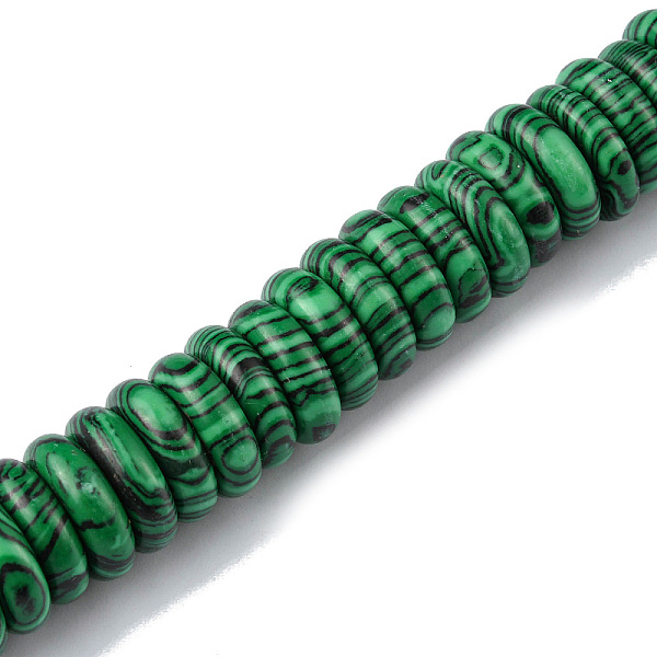 PandaHall Synthetic Malachite Beads Strands, Disc, 12x3.5~4mm, Hole: 1.4mm, about 51pcs/strand, 7.48~8.19 inch(19~20.8cm) Malachite Disc
PandaHall Synthetic Malachite Beads Strands, Disc, 12x3.5~4mm, Hole: 1.4mm, about 51pcs/strand, 7.48~8.19 inch(19~20.8cm) Malachite Disc