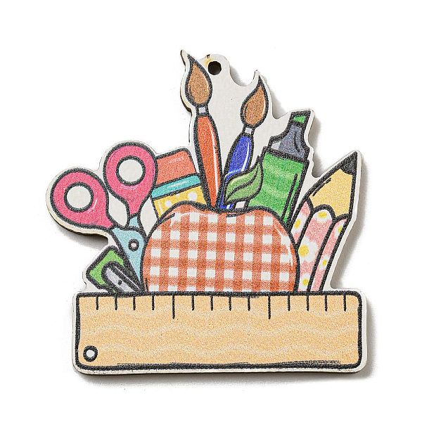 PandaHall Wood Pendant, Teachers' Day Theme, Pen, 44x42.5x2.5mm, Hole: 1.6mm Wood Pen
PandaHall Wood Pendant, Teachers' Day Theme, Pen, 44x42.5x2.5mm, Hole: 1.6mm Wood Pen