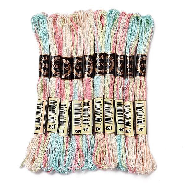 PandaHall 10 Skeins 6-Ply Polyester Embroidery Floss, Cross Stitch Threads, Segment Dyed, Cyan, 0.5mm, about 8.75 Yards(8m)/skein Polyester...
PandaHall 10 Skeins 6-Ply Polyester Embroidery Floss, Cross Stitch Threads, Segment Dyed, Cyan, 0.5mm, about 8.75 Yards(8m)/skein Polyester...