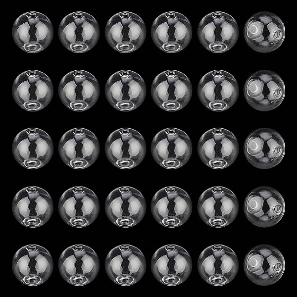 PandaHall 30 Pcs Hollow Glass Globes 12mm, Clear Ball Charms Round Empty Blown Glass Globe Beads Wish Ball Pendants for Jewelry DIY Wind...
PandaHall 30 Pcs Hollow Glass Globes 12mm, Clear Ball Charms Round Empty Blown Glass Globe Beads Wish Ball Pendants for Jewelry DIY Wind...