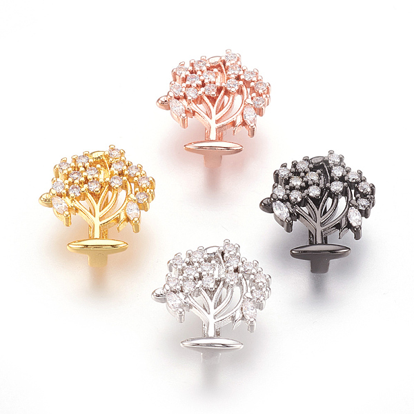 PandaHall Brass Micro Pave Cubic Zirconia Slide Charms, Lead Free & Cadmium Free & Nickel Free, Long-Lasting Plated, Tree, Clear, Mixed...
PandaHall Brass Micro Pave Cubic Zirconia Slide Charms, Lead Free & Cadmium Free & Nickel Free, Long-Lasting Plated, Tree, Clear, Mixed...