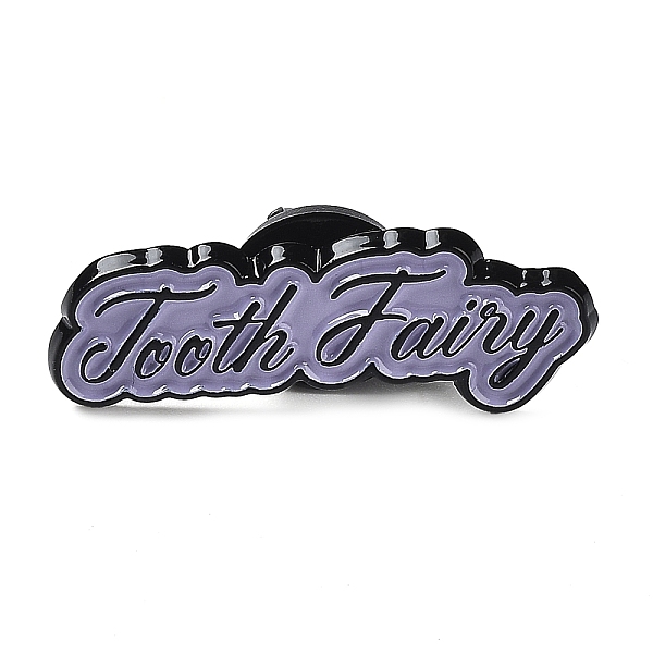 PandaHall Word Tooth Fairy Enamel Pins, Black Zinc Alloy Brooch for Backpack Clothes, Medium Purple, 11x31x1.5mm Alloy+Enamel Word
PandaHall Word Tooth Fairy Enamel Pins, Black Zinc Alloy Brooch for Backpack Clothes, Medium Purple, 11x31x1.5mm Alloy+Enamel Word