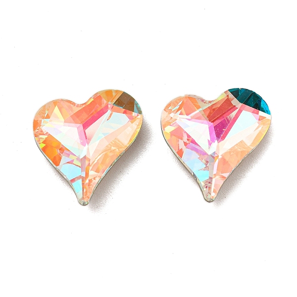 PandaHall Glass Rhinestone Cabochons, Point Back & Back Plated, Faceted, Heart, Crystal AB, 16x16x6mm Glass Rhinestone Heart Clear
PandaHall Glass Rhinestone Cabochons, Point Back & Back Plated, Faceted, Heart, Crystal AB, 16x16x6mm Glass Rhinestone Heart Clear